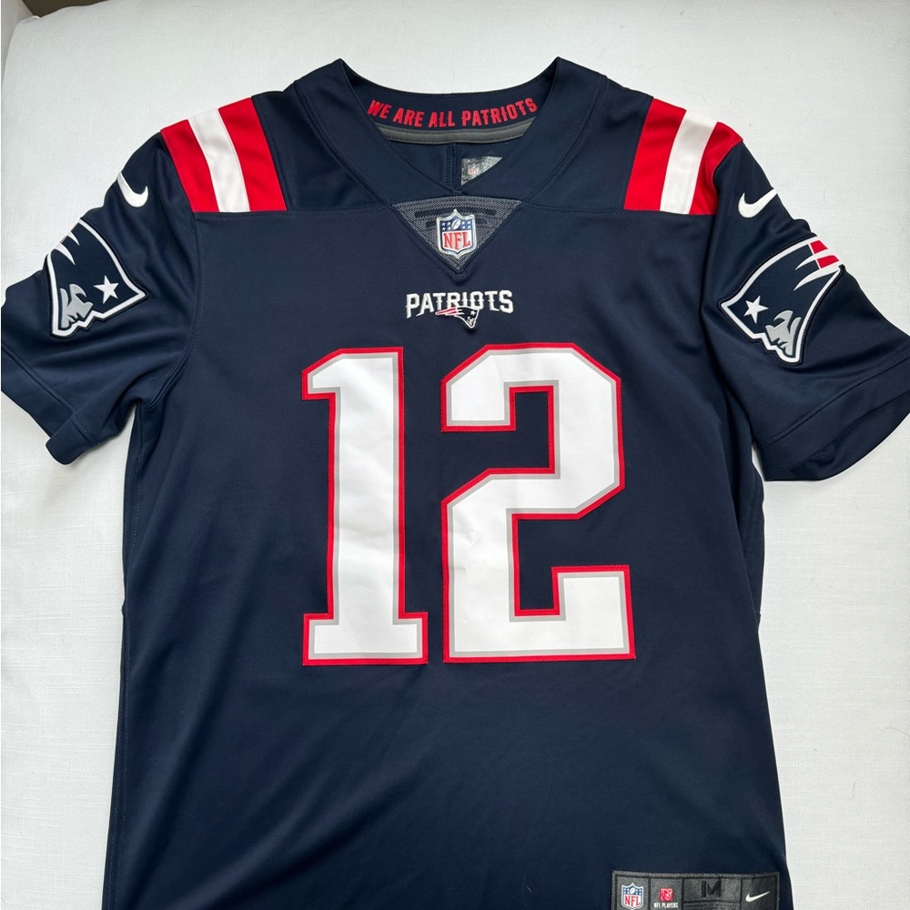 Nike Color Rush New England Patriots Tom Brady #12 Jersey - Size Medium